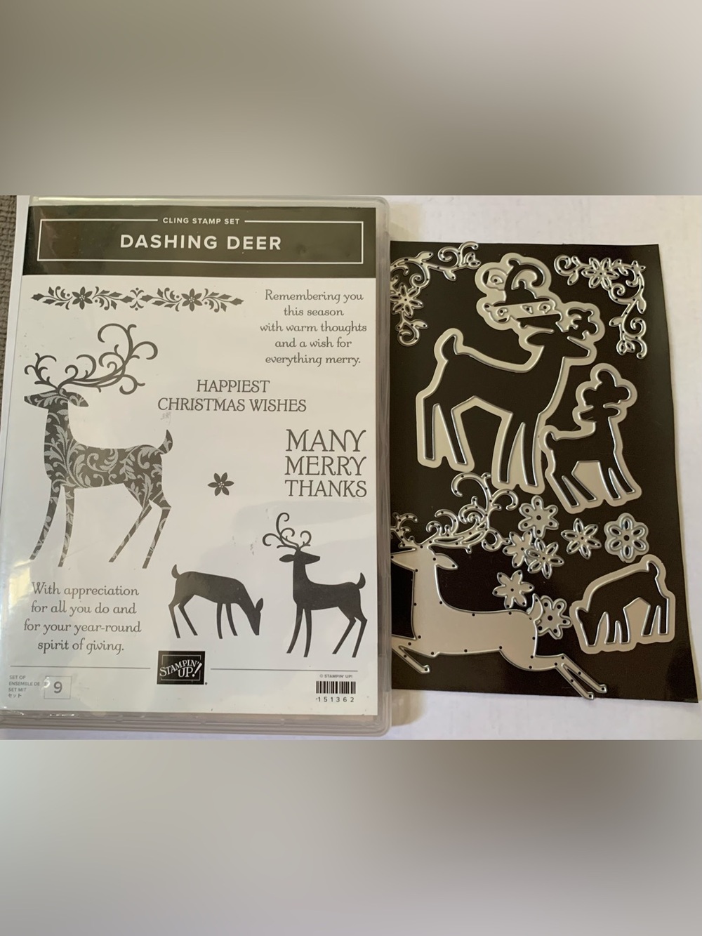 Stampin' Up! Dashing Deer 🦌 Stamp & Die Set Bundle